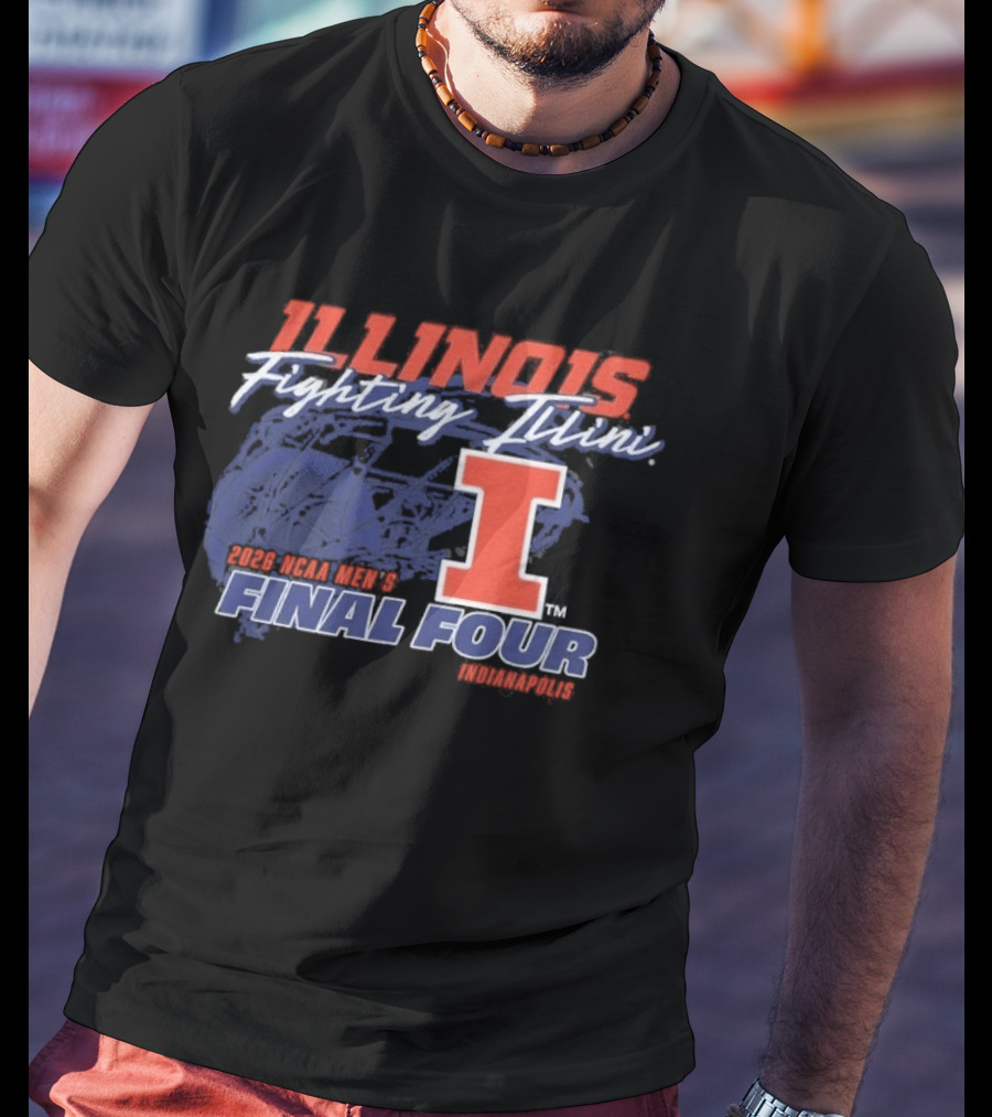 Illinois Fighting Illini 2026 NCAA Men's Final Four Champions T-Shirt