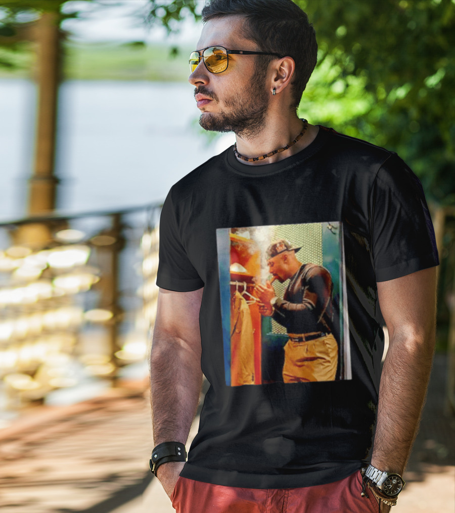 Jalen Hurts Celebrating Smoking Cigar Locker Room Moment T-Shirt
