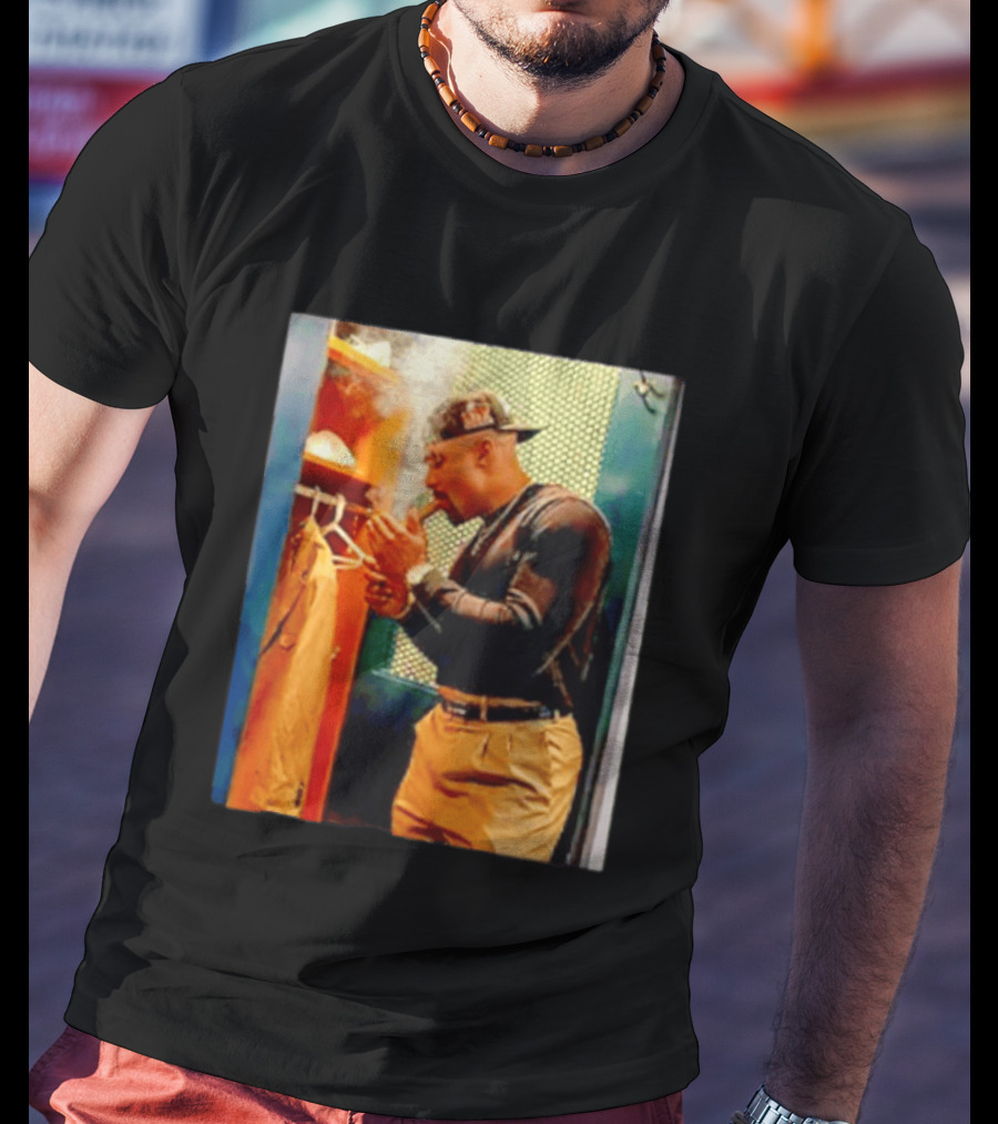 Jalen Hurts Celebrating Smoking Cigar Locker Room Moment T-Shirt