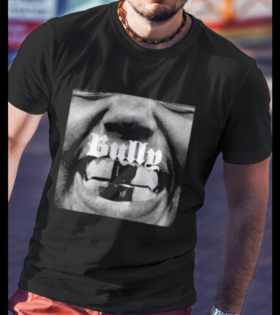 Kanye West Bully Grinning Teeth Gothic Font Album T-Shirt