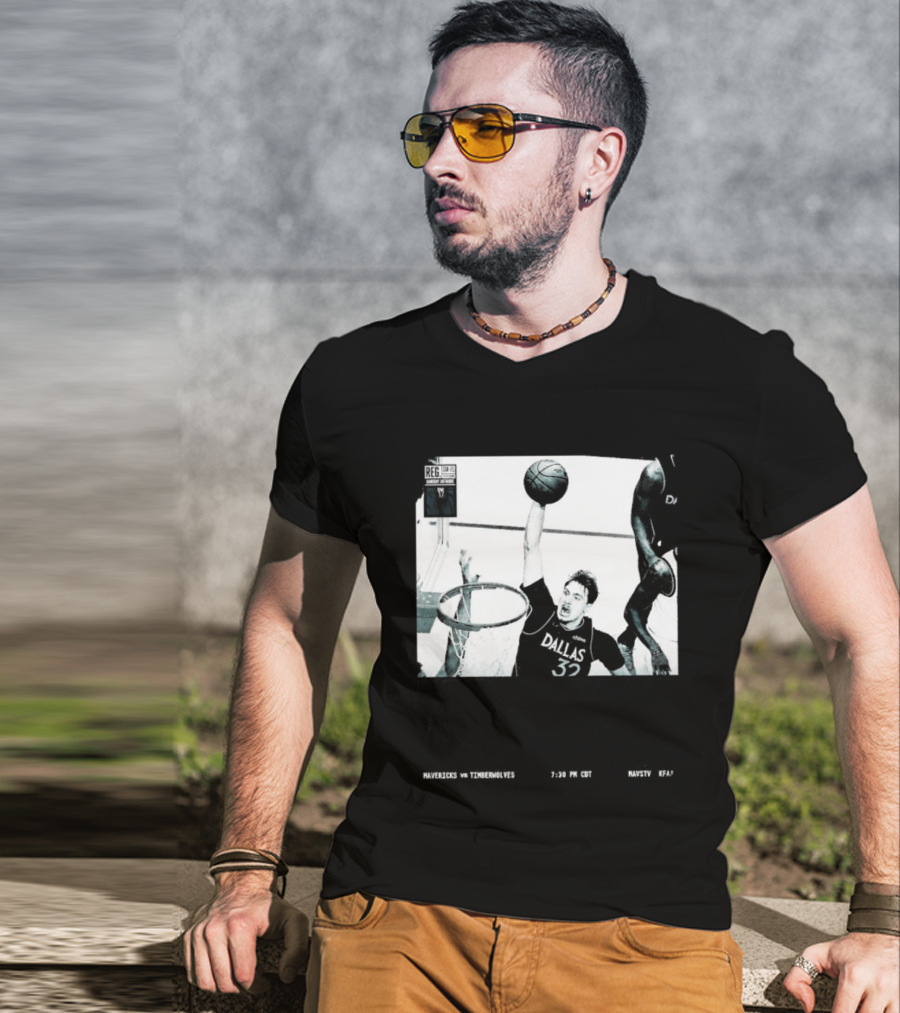 Cooper Flagg Dallas Mavericks No Howl Just Work Hoops Dunk T-Shirt
