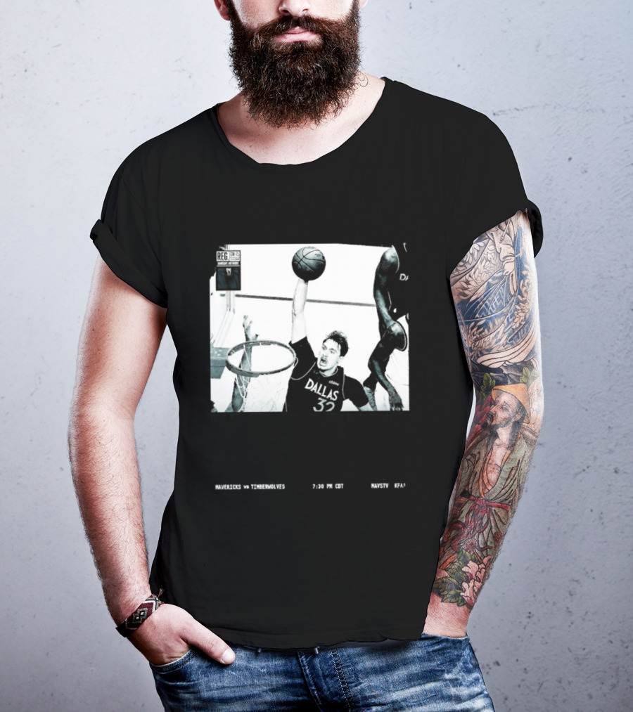 Cooper Flagg Dallas Mavericks No Howl Just Work Hoops Dunk T-Shirt