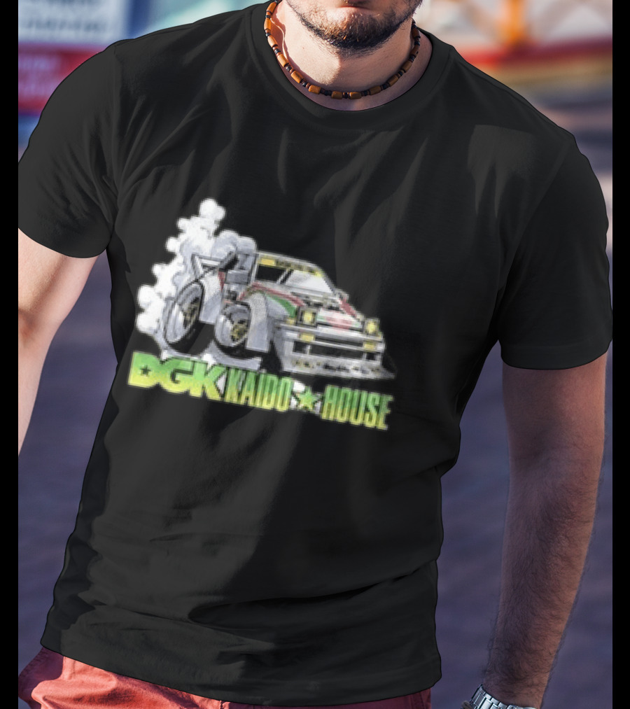 DGK Kaido House Street Spec Wide Open Racing Car Drift T-Shirt