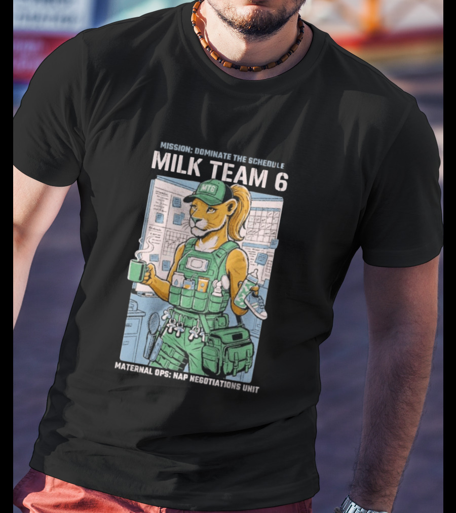 Dominate The Schedule Milk Team 6 Tiger MT6 T-Shirt