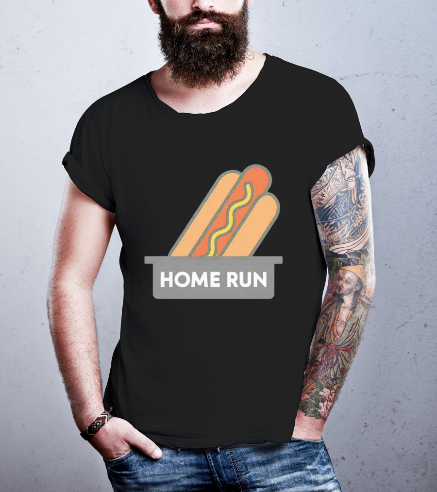 Home Run Hot Dog New York Mets Baseball Fan T-Shirt