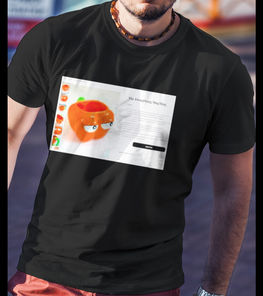 I Hate The Dougdoug Mugmug Orange Pumpkin Face T-Shirt