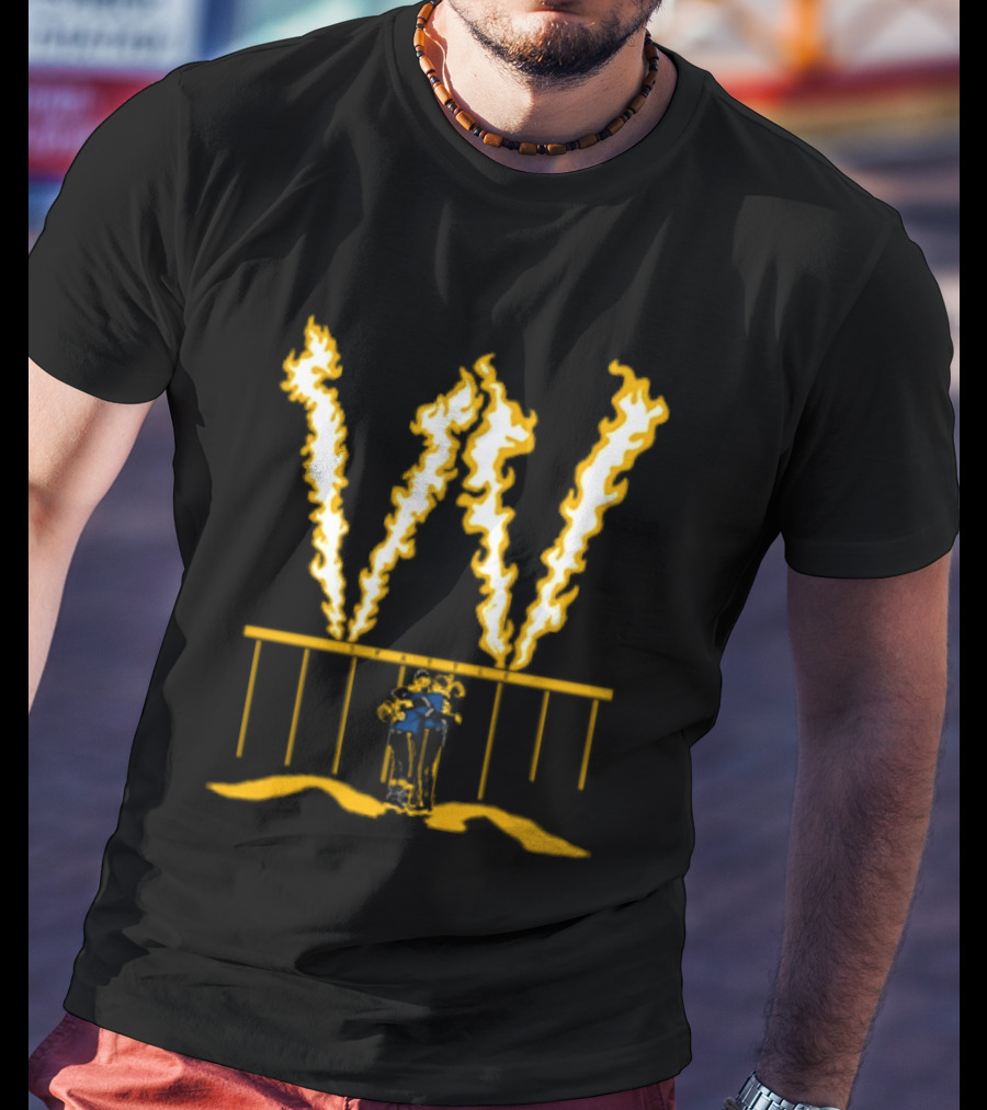 Seattle Baseball Fire The W Victory Celebration Flames T-Shirt