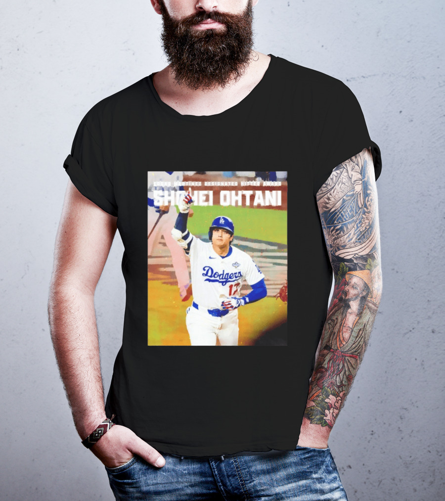 Edgar Martínez Designated Hitter Award Shohei Ohtani Los Angeles Dodgers T-Shirt