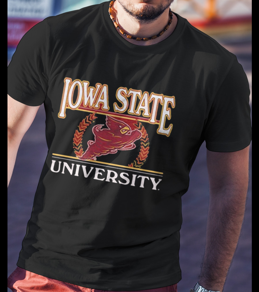 Iowa State University Seal Laurel Cyclone T-Shirt