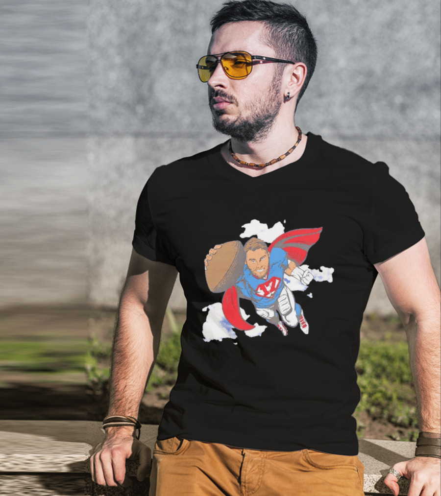 Superhero Football Josh Allen Buffalo Bills T-Shirt