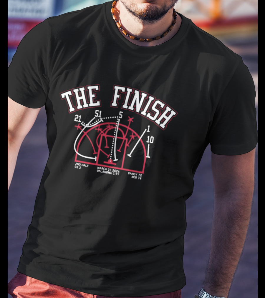 The Finish Oklahoma City Basketball Play 82 51 5 21 1 10 T-Shirt