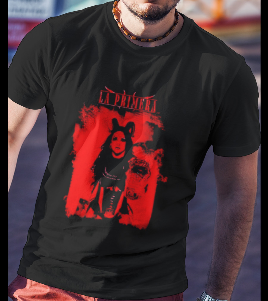 La Primera Stephanie Vaquer WWE Authentic Red Champion T-Shirt