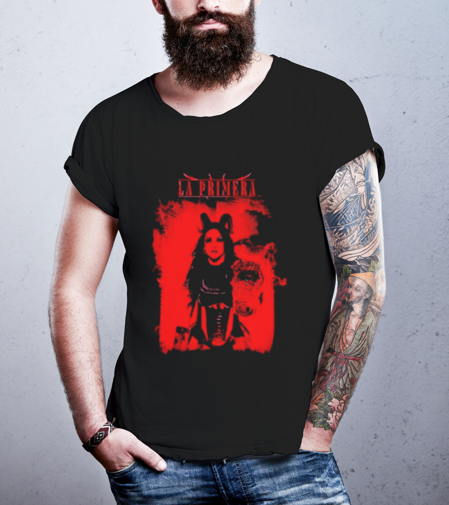 La Primera Stephanie Vaquer WWE Authentic Red Champion T-Shirt
