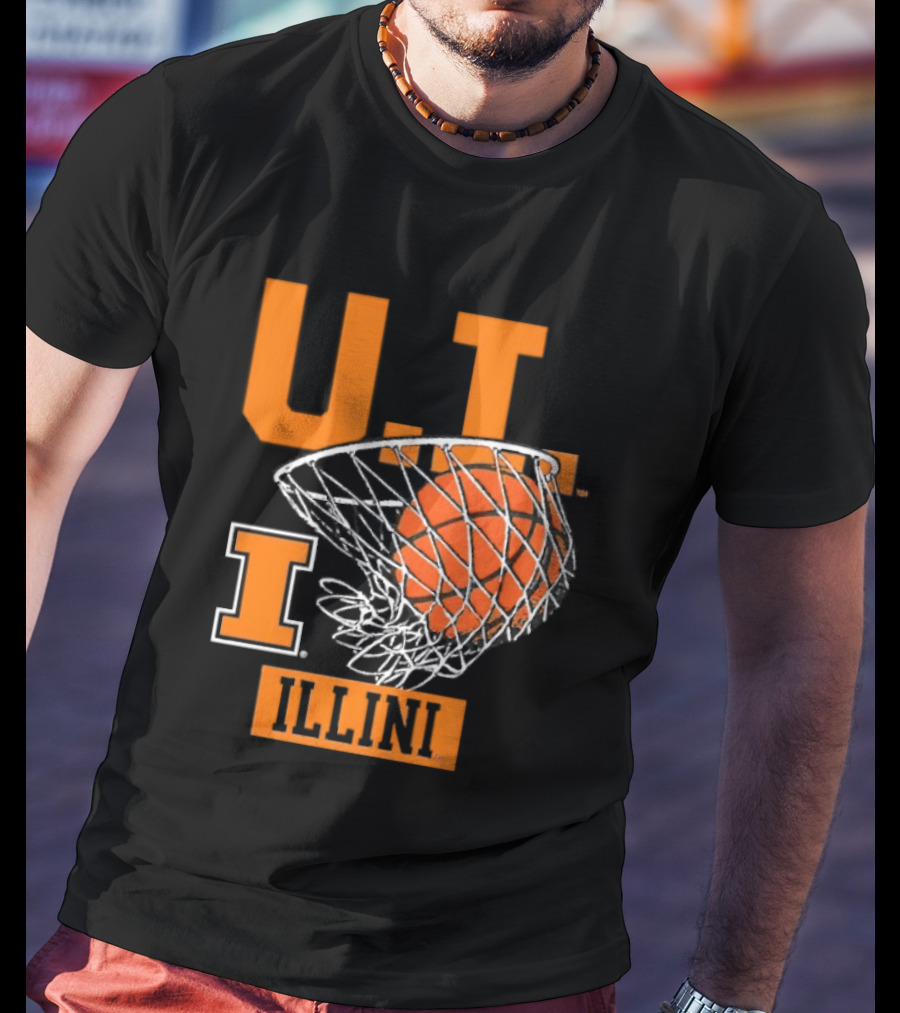 UT Illinois ILLINI Hoops Basketball Heritage T-Shirt