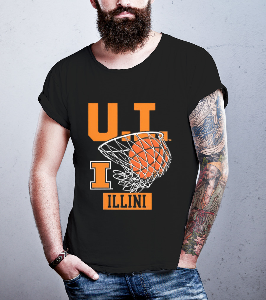 UT Illinois ILLINI Hoops Basketball Heritage T-Shirt