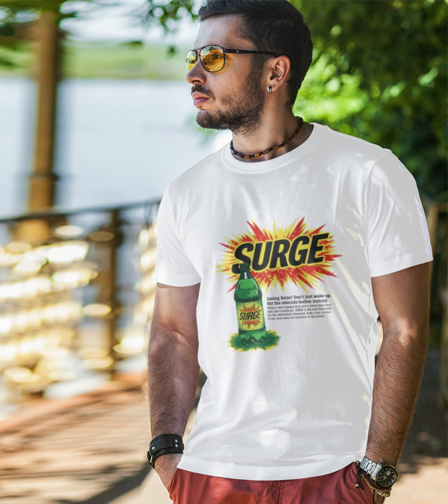 Surge Losing Focus Wake Up Hit The Override Button Instead T-Shirt