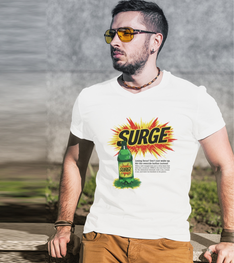 Surge Losing Focus Wake Up Hit The Override Button Instead T-Shirt