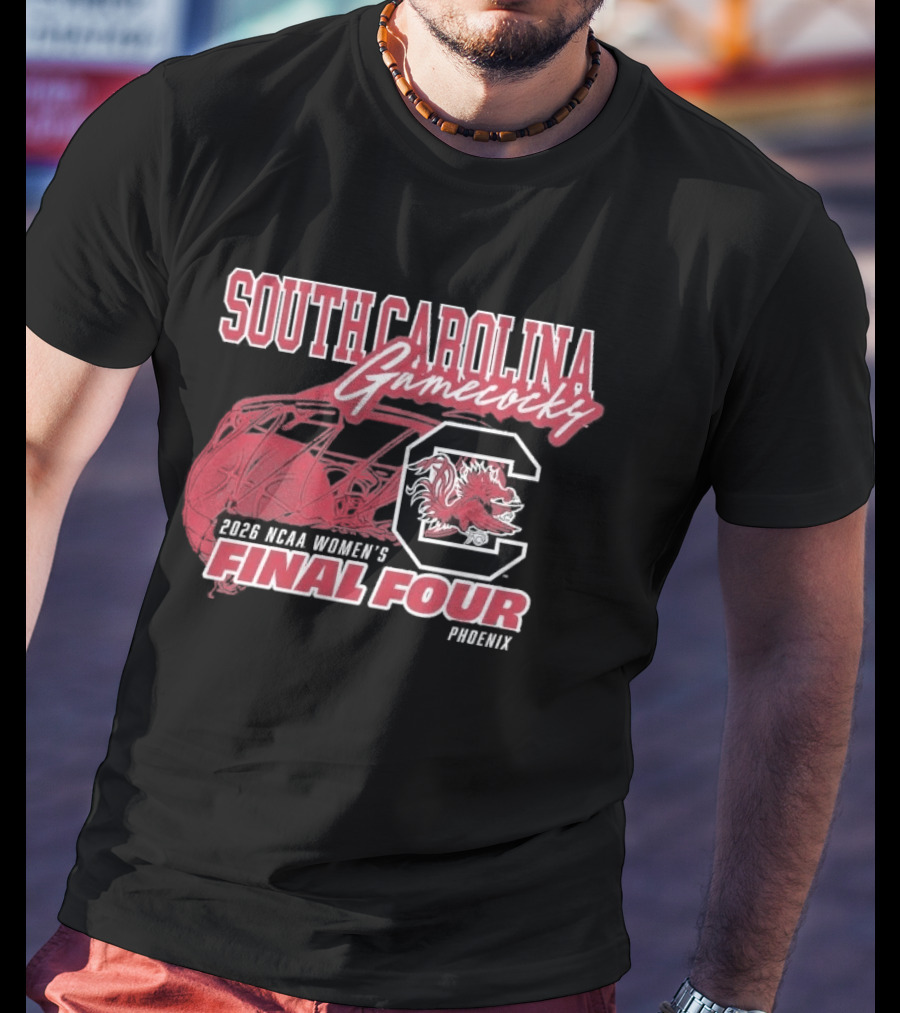South Carolina Gamecocks 2026 NCAA Women's Basketball Final Four Phoenix T-Shirt
