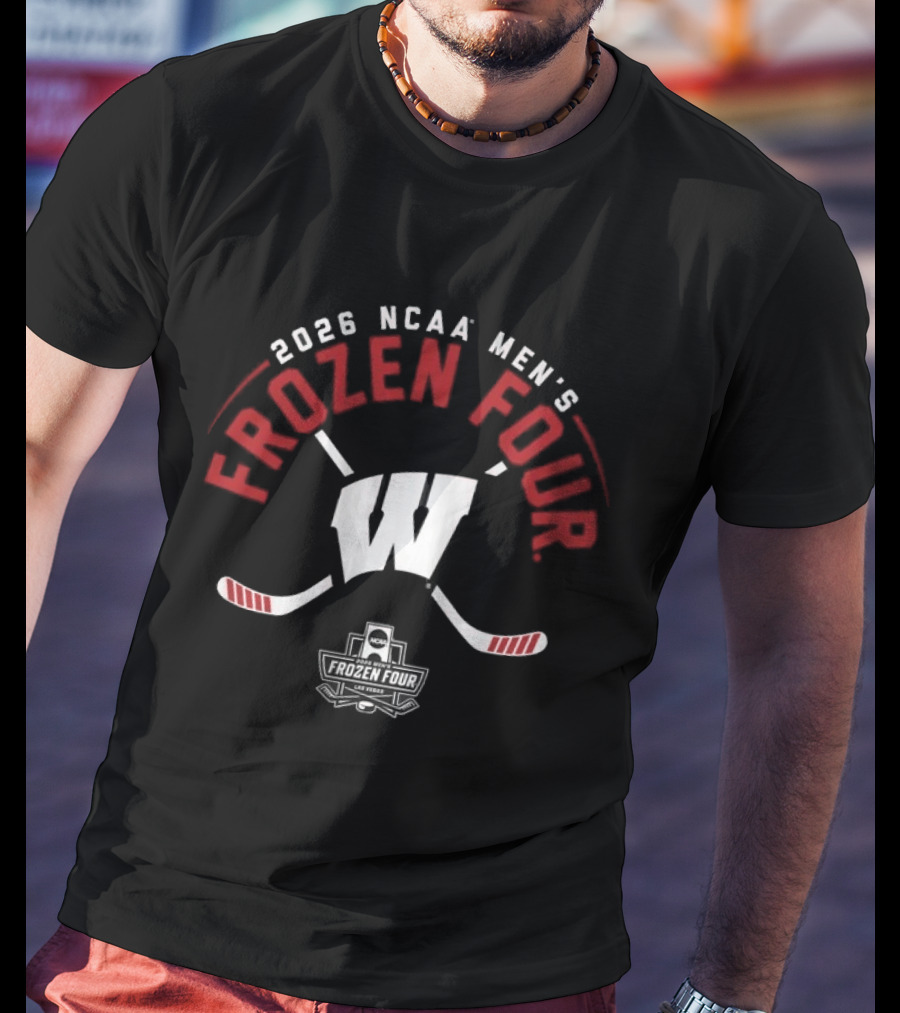 2026 NCAA Men's Frozen Four Wisconsin Hockey T-Shirt
