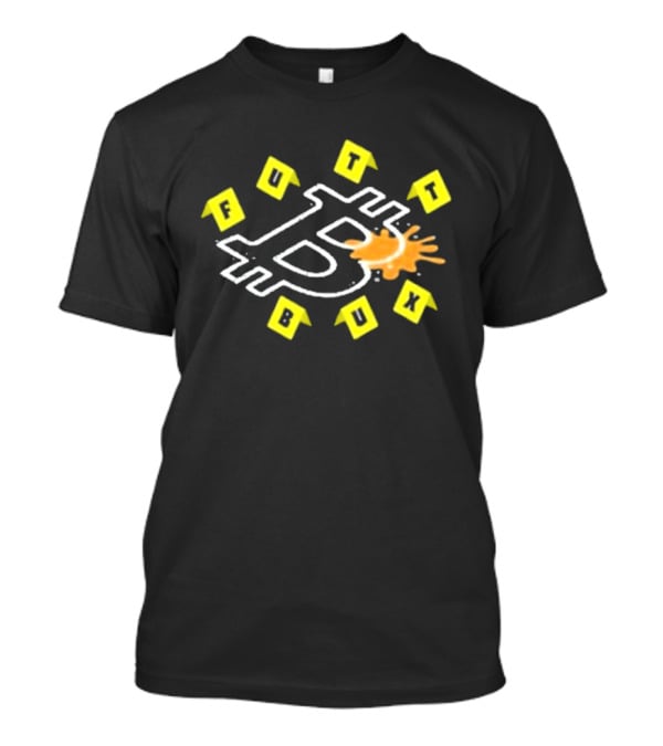 Windscribe Bitcoin Crime Scene Futt Bux T-Shirt