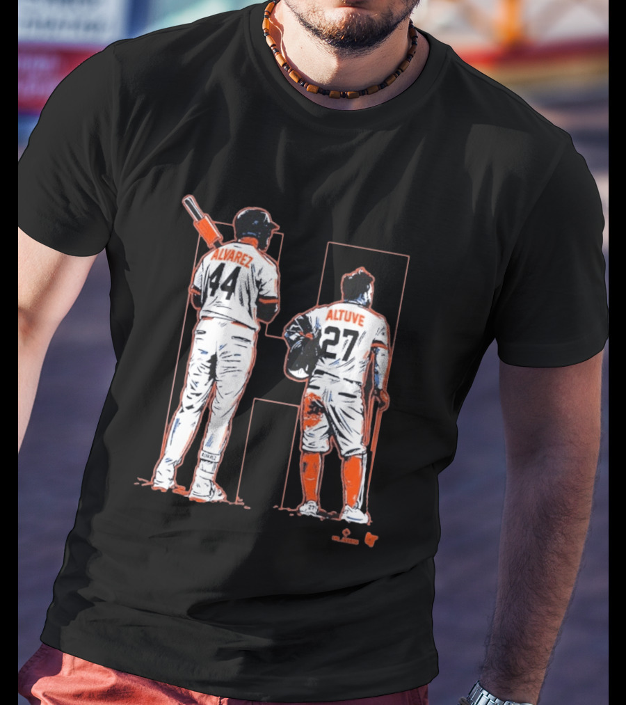 Yordan Alvarez Jose Altuve 44 27 Houston Baseball Astros H Duo T-Shirt