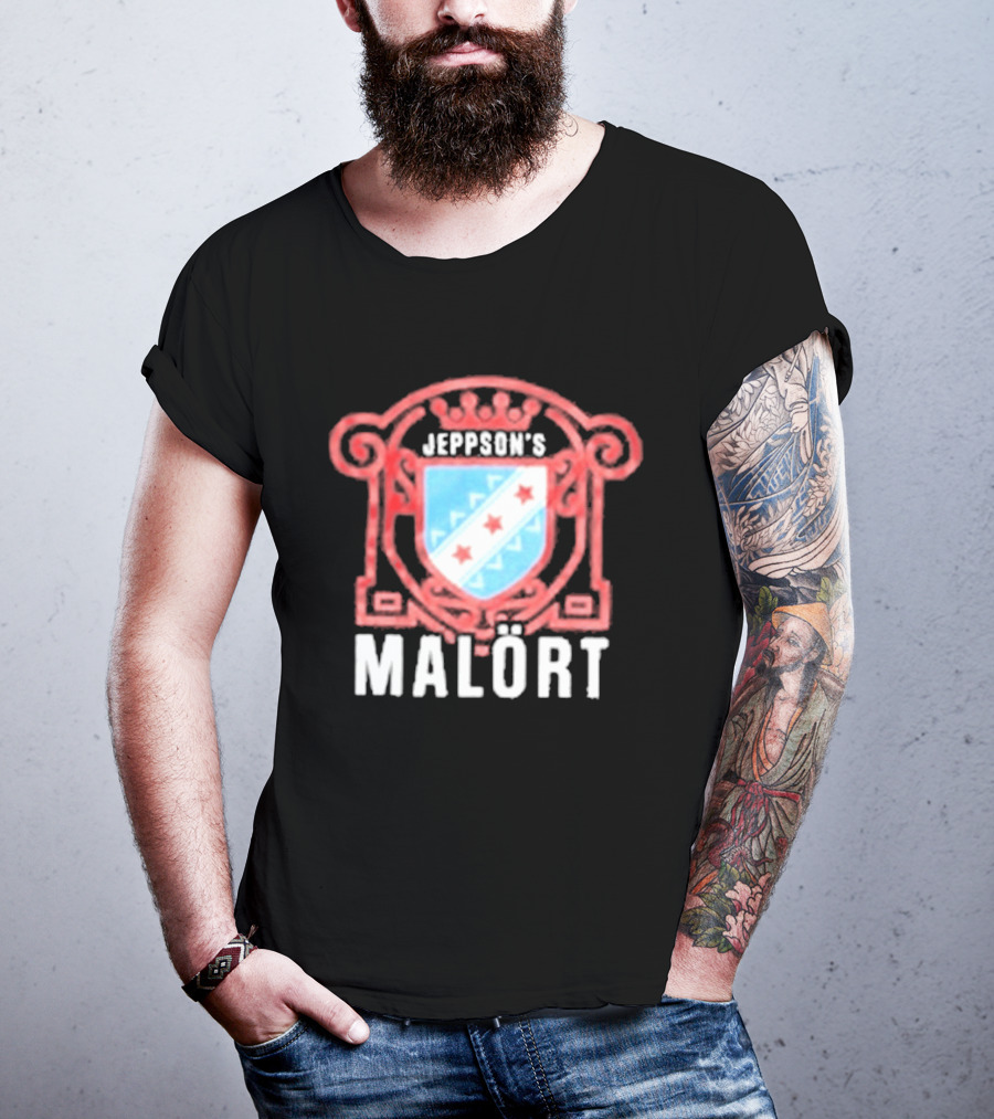 Jeppson's Malört Crest With Chicago Style Star Shield T-Shirt