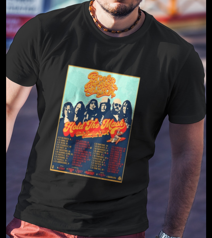 Parker Barrow Hold The Mash North American UK Summer Tour 2023 T-Shirt