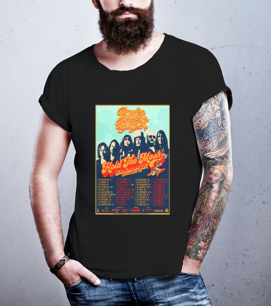 Parker Barrow Hold The Mash North American UK Summer Tour 2023 T-Shirt