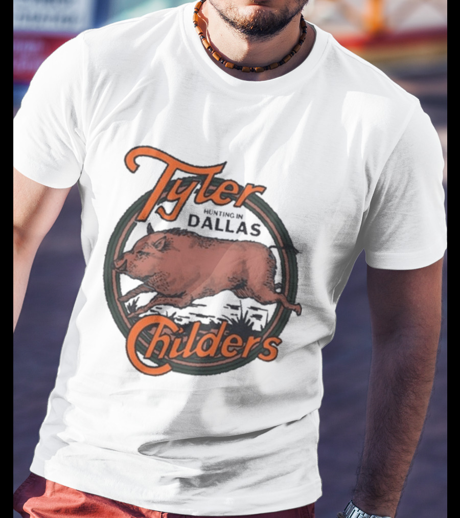 Tyler Childers Hunting Dallas April 23 2026 Tour T-Shirt
