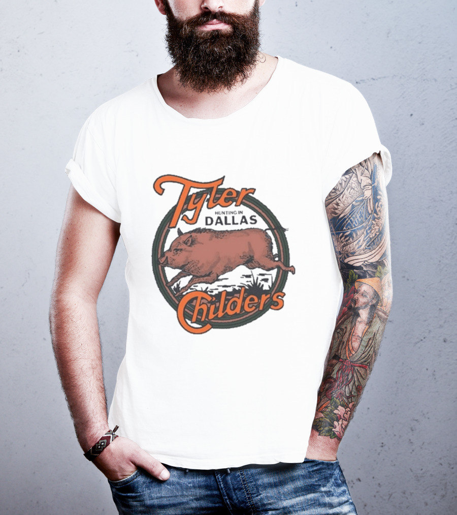 Tyler Childers Hunting Dallas April 23 2026 Tour T-Shirt