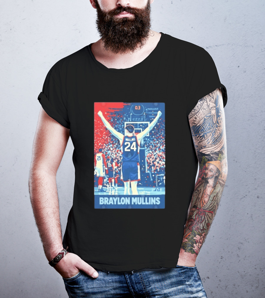 Braylon Mullins 0.3 Uconn Basketball Game Winning Moment T-Shirt