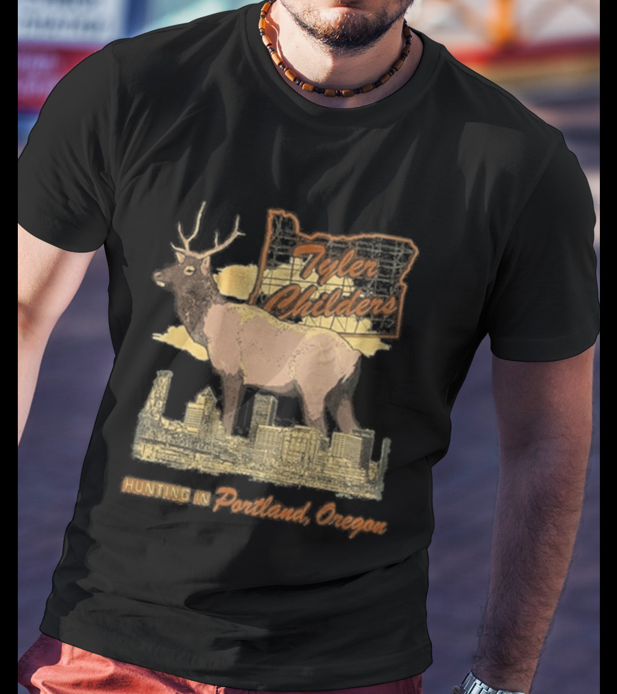 Tyler Childers Portland Oregon Hunting Deer T-Shirt