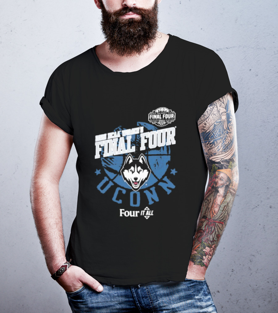 UConn Huskies 2026 NCAA Women's Final Four Four It All T-Shirt
