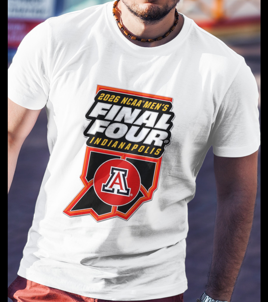 Arizona Wildcats NCAA Men's Final Four 2026 Indianapolis T-Shirt