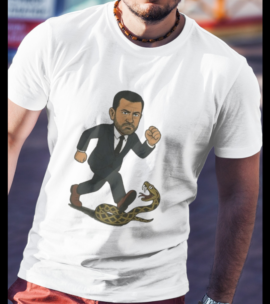 Keep On Treadin' Jimmy Kimmel Snake Suit Punch T-Shirt