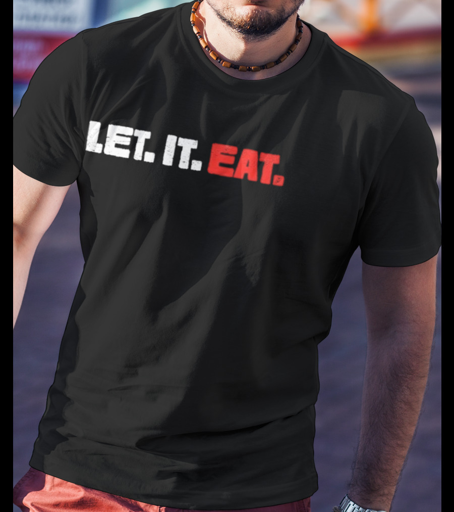 Trevor Bauer Wearing Let It Eat T-Shirt