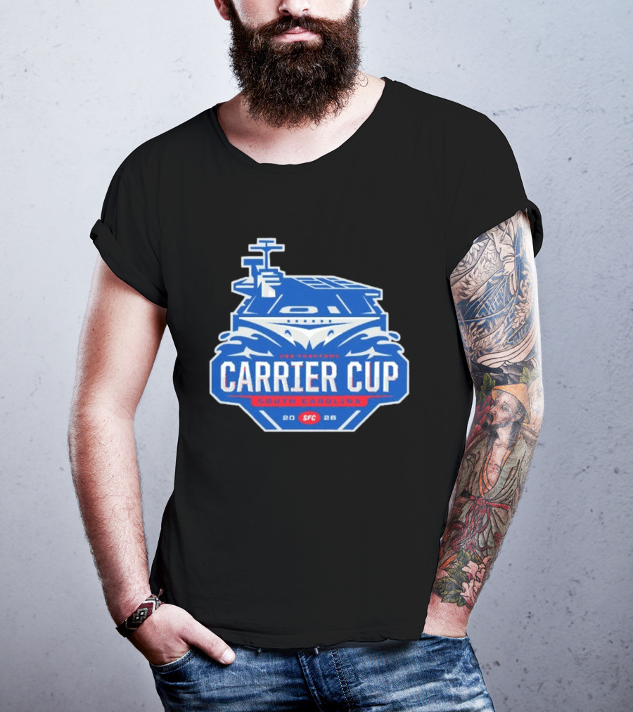 USS Yorktown Carrier Cup South Carolina SFC 2026 Tournament T-Shirt
