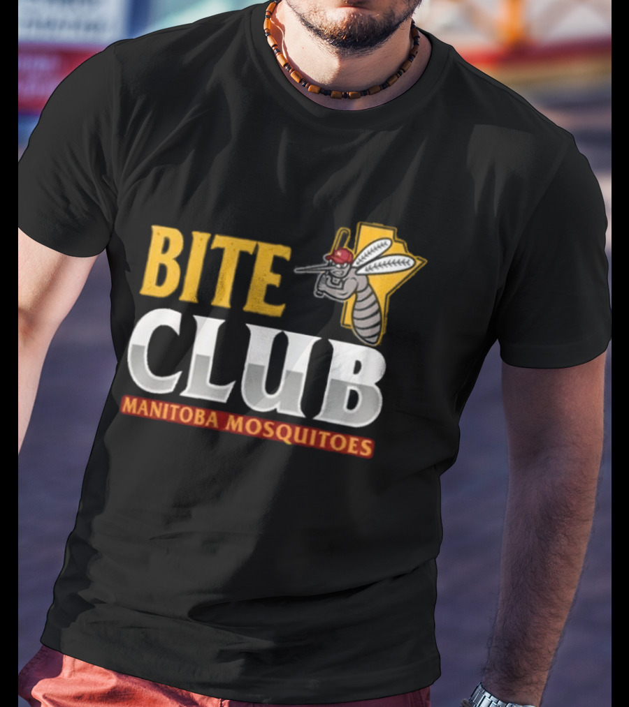 Bite Club Winnipeg Goldeyes Manitoba Mosquitoes 2026 T-Shirt
