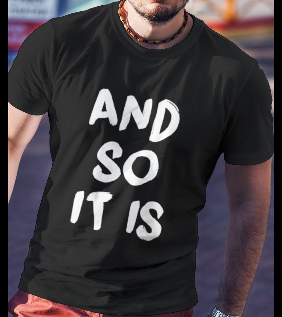 AND SO IT IS Angels Now Standard Shoulder T-Shirt