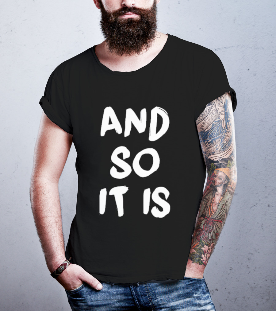 AND SO IT IS Angels Now Standard Shoulder T-Shirt