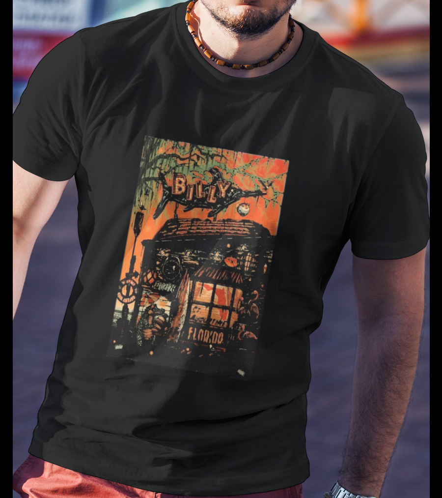 Billy Strings Saint Augustine FL April 2 2026 Amphitheatre Tour Retro Florida Swamp Shack Scene T-Shirt