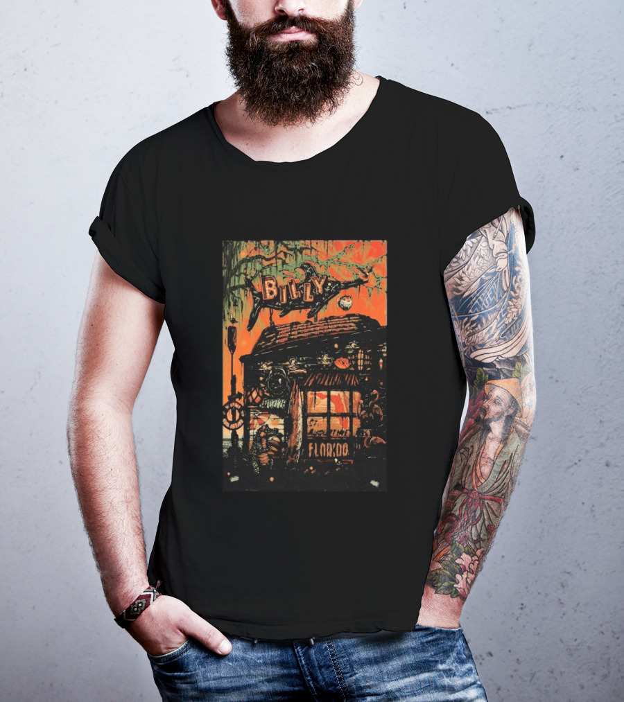 Billy Strings Saint Augustine FL April 2 2026 Amphitheatre Tour Retro Florida Swamp Shack Scene T-Shirt