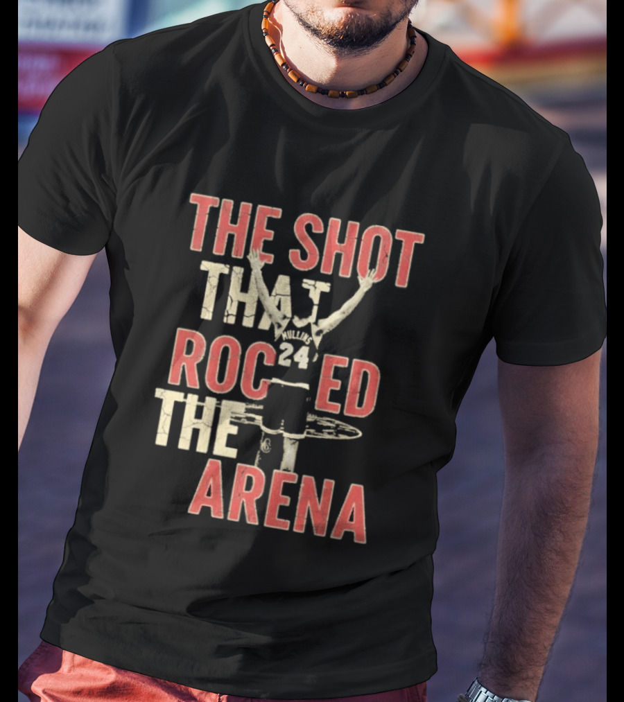 The Shot That Rocked The Arena Braylon Mullins Basketball Icon 24 T-Shirt