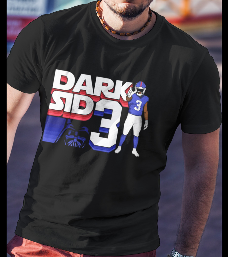 Dark Sid3 New York Giants Football Darth Vader T-Shirt