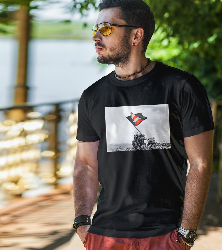 Pittsburgh Pirates Win Their First Series Traffic Cone Flag T-Shirt