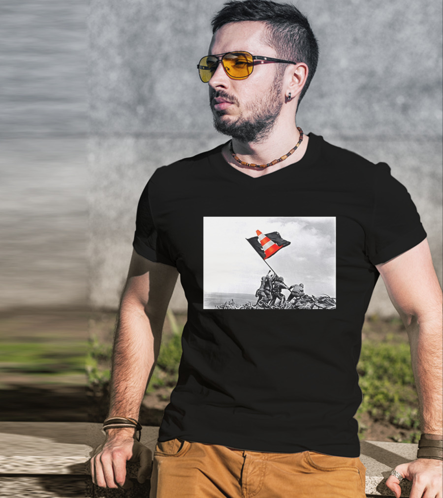 Pittsburgh Pirates Win Their First Series Traffic Cone Flag T-Shirt