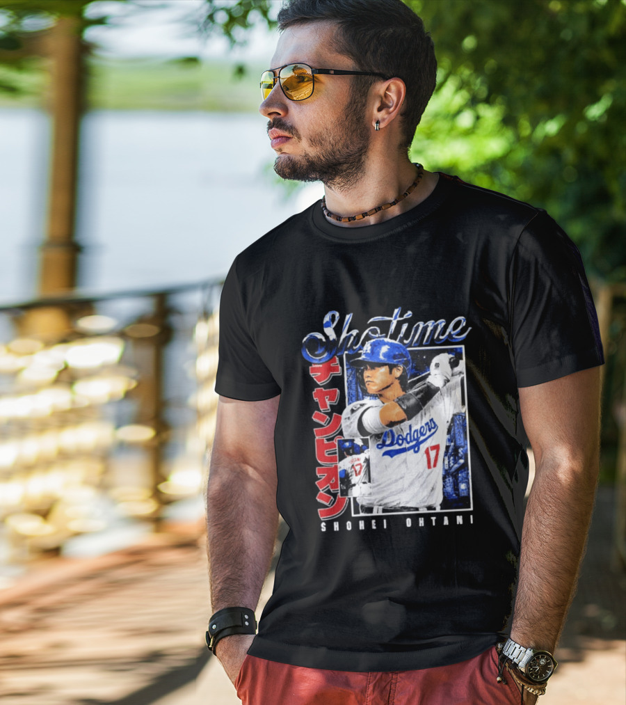Sho Time Shohei Ohtani Dodgers 17 Baseball Sportswear T-Shirt
