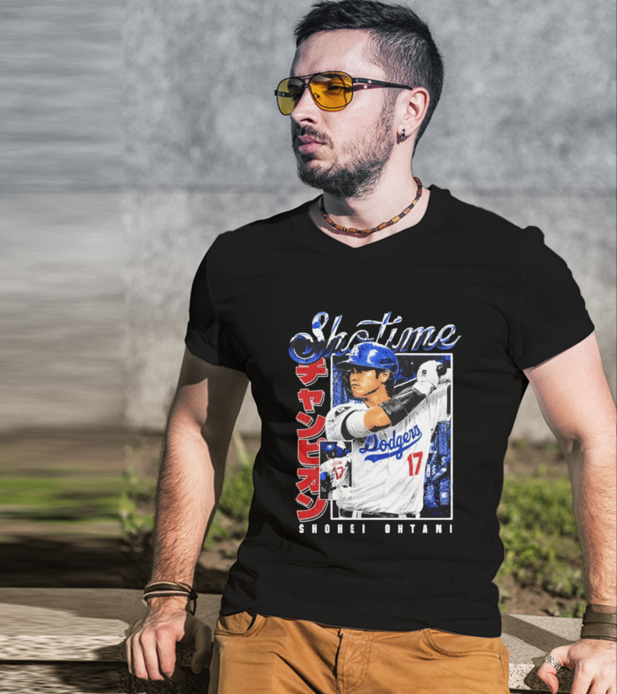 Sho Time Shohei Ohtani Dodgers 17 Baseball Sportswear T-Shirt