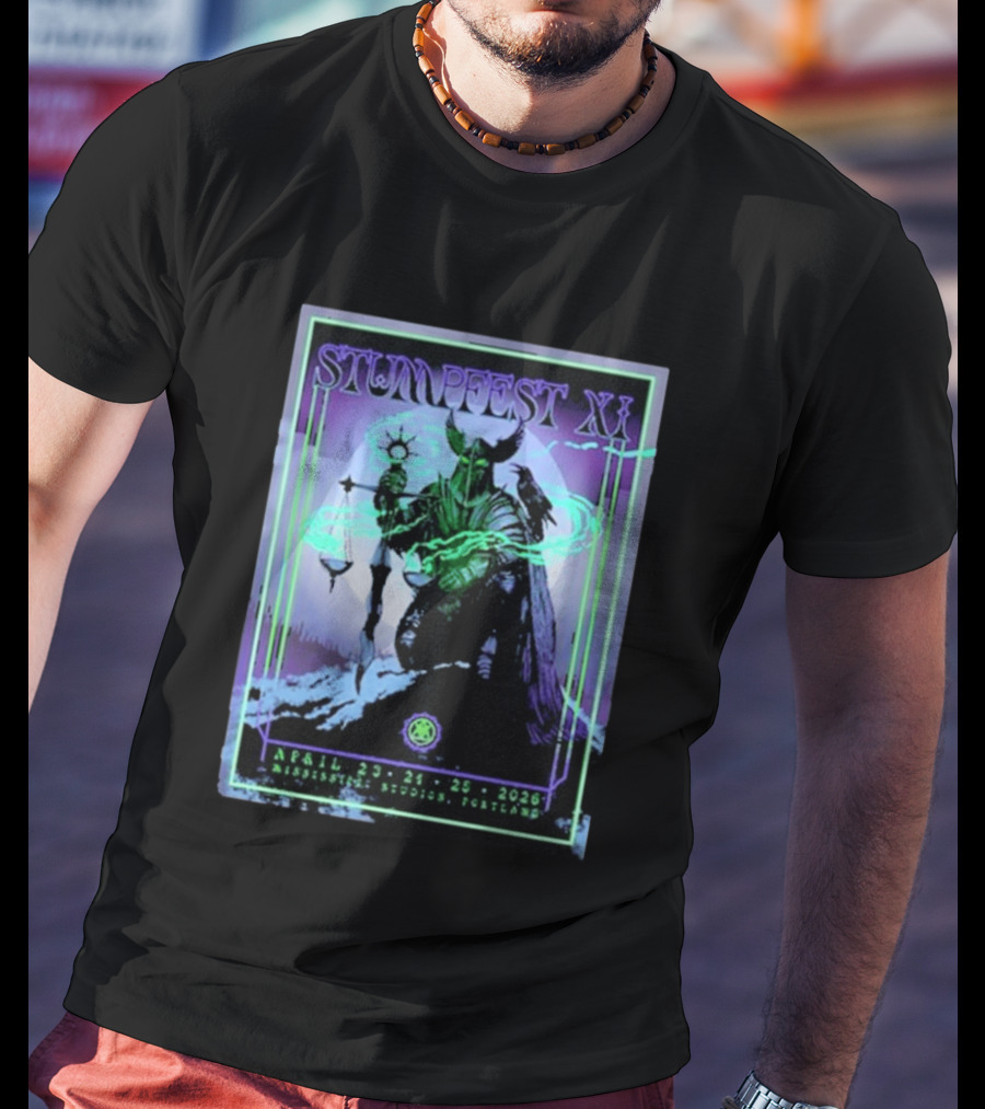 Stumpfest XI Concert Tour April 23 24 25 2026 Mississippi Studios Portland Viking Raven Mythology T-Shirt