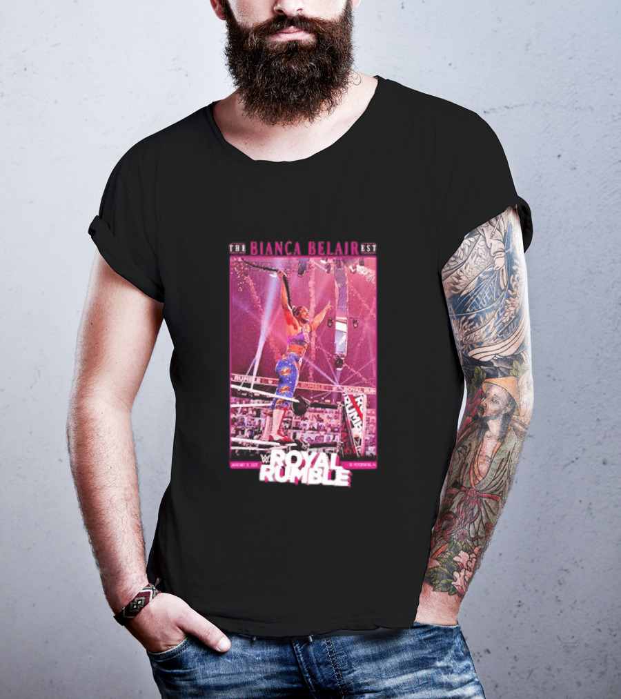 The EST WWE Bianca Belair Royal Rumble January 31 2021 St Petersburg Florida T-Shirt